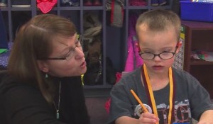 Mason Hedges in His School