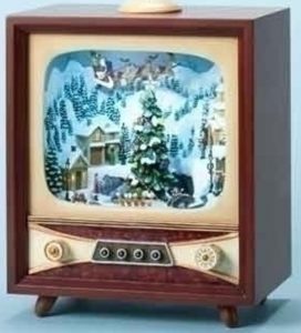 retro Christmas music box